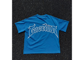 Guerilla OUTLINE T-Shirt Blue/White